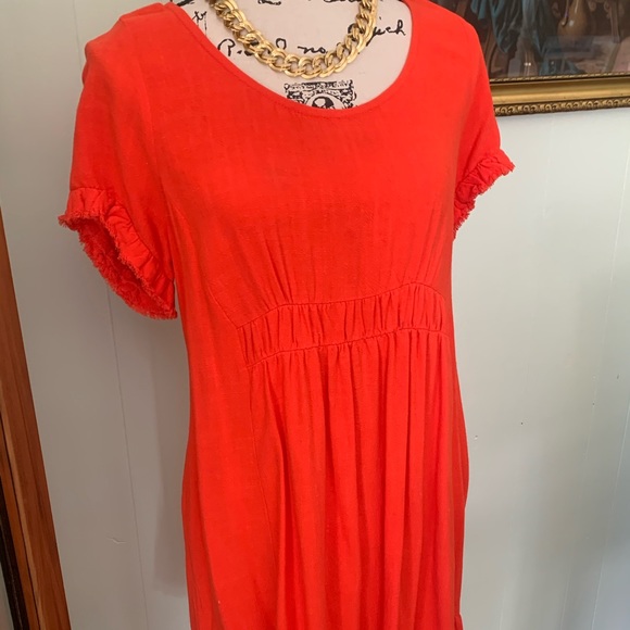 coral red dresses